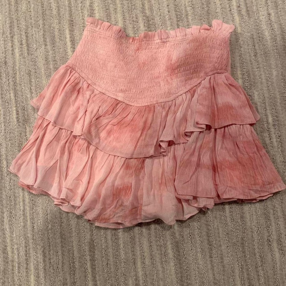 Pink ruffle skirt!!